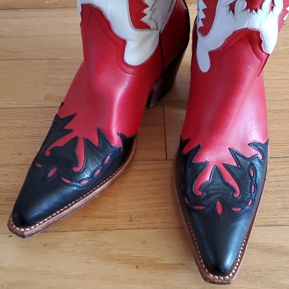 🍒NWOB Sancho Tooled Boots - Picture 7 of 10